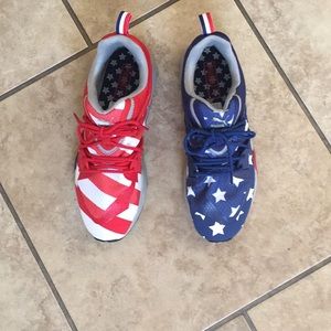 Puma American flag shoe worn once